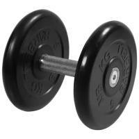 Гантель неразборная MB Barbell MB-FdbM-B черный