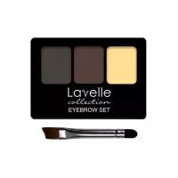 Lavelle Набор для бровей Eyebrow set с воском, 04