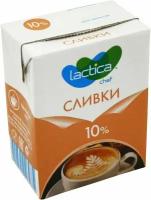 Сливки Lactica 10% 200мл