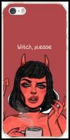 Силиконовый чехол на Apple iPhone 5/5S/SE / Айфон 5/5S/SE Evil Girl