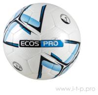 Мяч футбольный ECOS Pro Hybrid Neon, размер №5, всепогодный