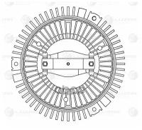 Вискомуфта Привода Вентилятора Luzar арт. LMC 15163