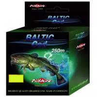 Плетеный шнур Mikado BALTIC COD 0,24 green (250 м) - 19.30 кг. Z0G-024