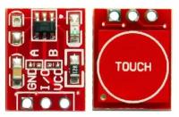 Мини емкостный датчик прикосновения TTP223 (сенсорная кнопка) для Arduino