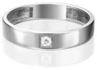 PLATINA jewelry Обручальное кольцо из белого золота с бриллиантом 01-1539-00-101-1120-30