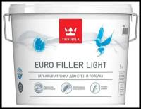 Шпатлевка легкая для стен и потолка Euro Filler Light TIKKURILA 9 л белая (база KTA)