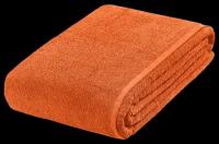 Простыня Байрамали махровая 150x210 оранжевый