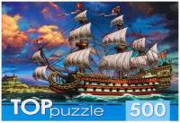 Пазл TOP Puzzle 500 деталей: Парусник в море