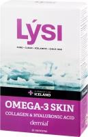Рыбий жир Лиси (Lysi) Омега-3 Skin с коллагеном и гиалуроновой кислотой, 32 капсулы