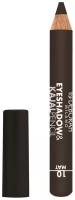 DEBORAH Тени-карандаш для век Eyeshadow&Kajal Pencil 10 brown finish mat