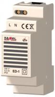 Zamel Звонок электромеханический 230VAC на DIN рейку 2мод (арт. ED-1)
