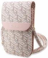 Guess Original сумка для смартфонов Wallet Bag G CUBE Pink (оригинал)