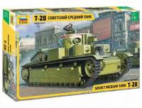 Сборная модель ZVEZDA Советский средний танк Т-28 (3694) 1:35