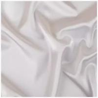 Ткань блузочная PSS-001 Poly satin 100 г/кв.м ± 5 г/кв.м 45 х 45 см 95% полиэстер, 5% спандекс _белый
