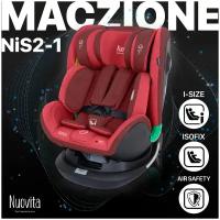 Автокресло группа 0/1/2/3 (до 36 кг) Nuovita Maczione NiS2-1, красный