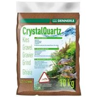 Грунт Dennerle Crystal Quartz Gravel, светло-коричневый, 10 кг