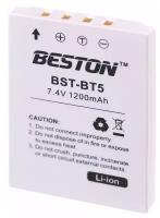 Аккумулятор для видеокамер BESTON TOSHIBA BST-GSC-BT5, 7.4 В, 1200 мАч