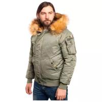 Куртка мужская зимняя укороченная Denali N2B Military (olive), M (48)