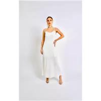Белое вечернее платье-макси для романтического свидания, свадьбы