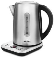 Чайник Kitfort KT-661, серебристый