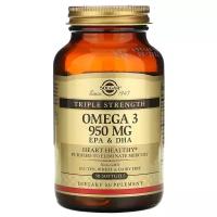 Solgar Triple Strength Omega-3 EPA & DHA капс., 950 мг, 50 шт