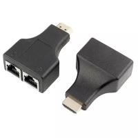 Удлинитель HDMI-LAN (Rj45) Extender cat-5e/6 cable до 30 метров (пара)