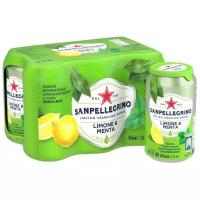 Газированный напиток Sanpellegrino Limone e Menta лимон и мята