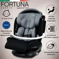 Автокресло группа 0123 (0-36) Sweet Baby Fortuna 360 SPS Isofix Grey/Black