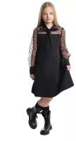 Платье для девочек Mini Maxi, модель 7848, цвет черный, размер 146