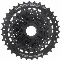 Комплект. Кассета Shimano Altus CS-HG31, на 8 скоростей, 11-34T, MEGARANGE, черная + съемник кассеты в подарок