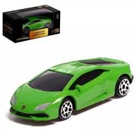 Машина металлическая LAMBORGHINI HURACAN LP610-4, 1:64, цвет зелёный