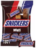 Шоколадный батончик Snickers мини 180г