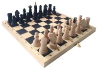 Шахматы ТРИ совы обиходные, деревянные с деревянной доской 29*29 см