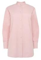 Рубашка женская с объёмными рукавами MINAKU: Casual Collection цвет темно-розовый, р-р 42 9156638
