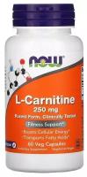 NOW L-Carnitine 250 mg 60 капс (NOW)