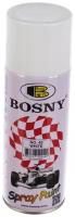 Краска Bosny Spray Paint акриловая универсальная, 40 white, глянцевая, 520 мл