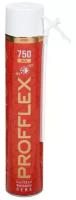Пена монтажная Profflex, бытовая, 55 л, 750 мл, 750 г, Red Maxi, всесезон, 70237
