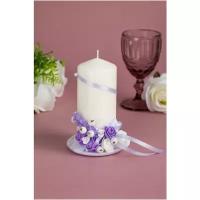 Свадебная свеча столбик для домашнего очага и украшения интерьера 