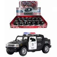 Металлическая машинка Kinsmart 1:40 «2005 Hummer H2 SUT (Полиция)» KT5097DP, инерционная