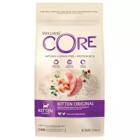 Сухой корм для котят Wellness CORE беззерновой, с индейкой, курицей и лососем