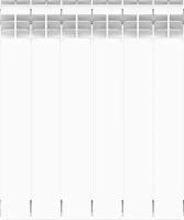 Радиатор Equation 500/90 6 секций боковое подключение алюминий