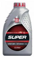 Моторное масло Лукойл Супер 10W-40 полусинтетическое 1 л