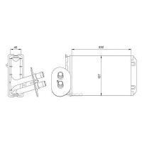 Теплообменник VAG T4 NRF 54247