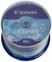 Носители информации CD-R, 52x, Verbatim Extra Protection, Cake/50, 43351