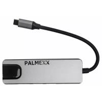 Хаб Palmexx 5в1 USB-C to HDMI+2*USB3.0+USBC+LAN