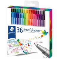 Staedtler Набор капиллярных ручек triplus 334, 36 цветов, 334C36