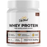 Сывороточный протеин 15 порций VitaMeal Whey Protein (банка) 450 г Двойной шоколад