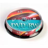 Диск VS DVD+RW 4.7GB 4x CB/10 VSDVDPRWCB1001