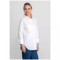 Рубашка женская длинный рукав KATHARINA KROSS Белый KK-B-0004V-белый. полоска