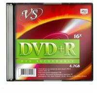 Диски VS DVD+R Slim Case (5 шт.) 4.7 Gb 16x (VSDVDPRSL501)